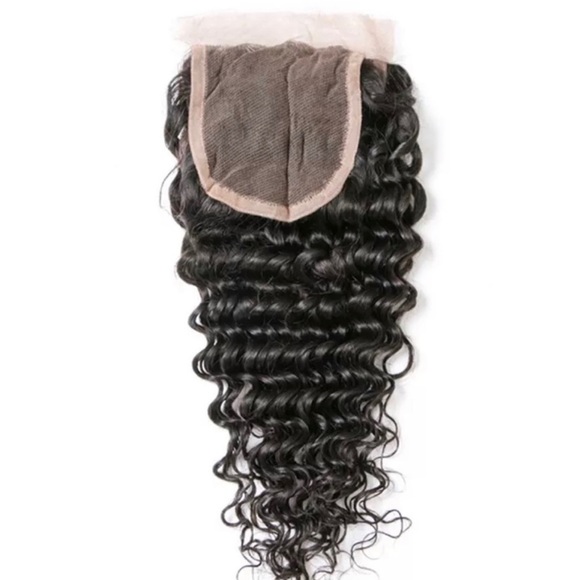 Closure 4x4 curly Deep wave - Picture 2 of 4